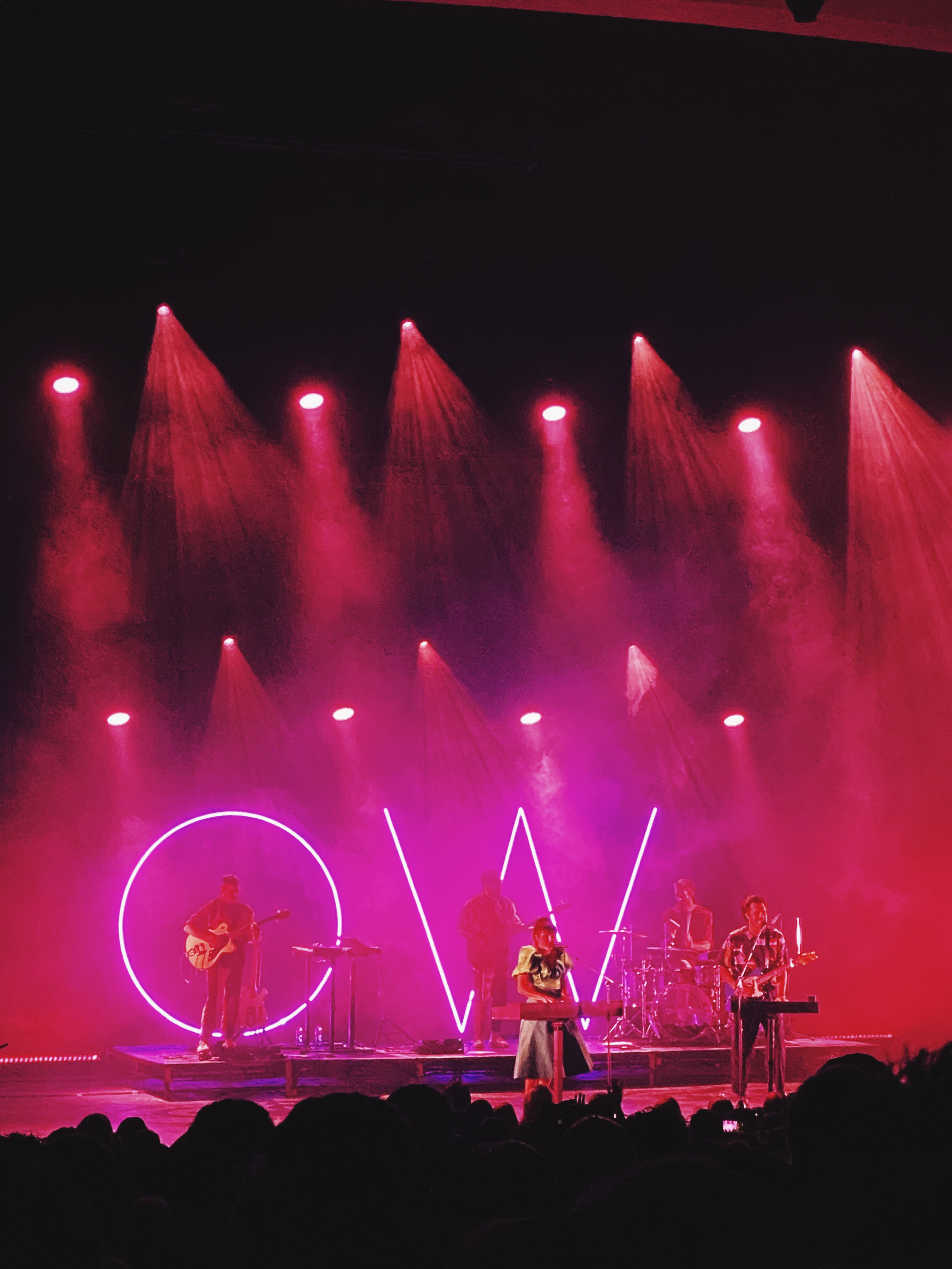 Photo at the Oh Wonder gig