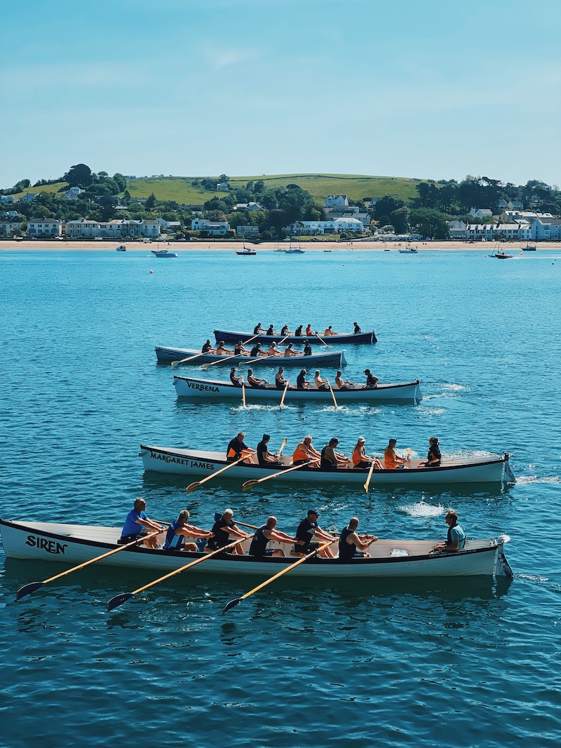 Boat race in Bideford