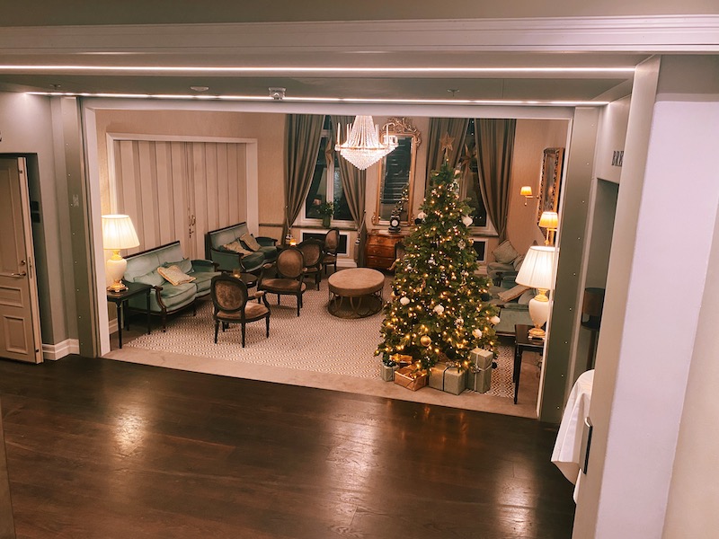 Christmassy hotel lobby in Stavanger