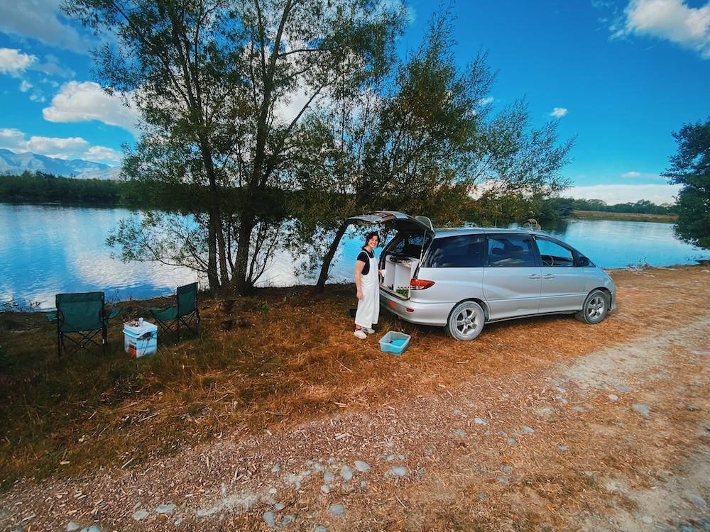 The "campervan" we spent 5 weeks in